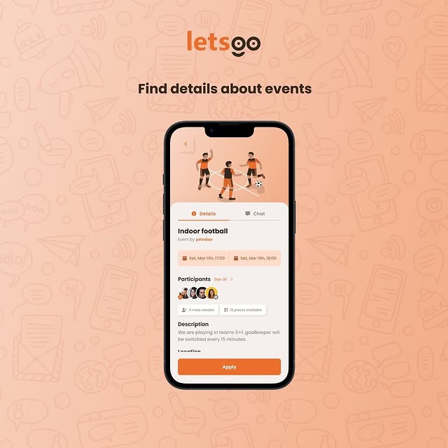 LetsGo - Event Details