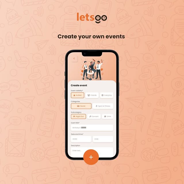 LetsGo - Create Event
