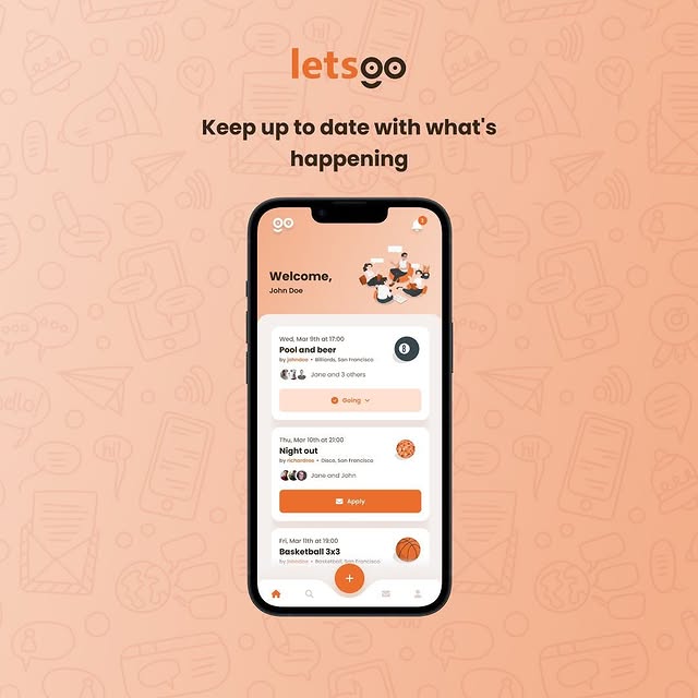 LetsGo - Main Page